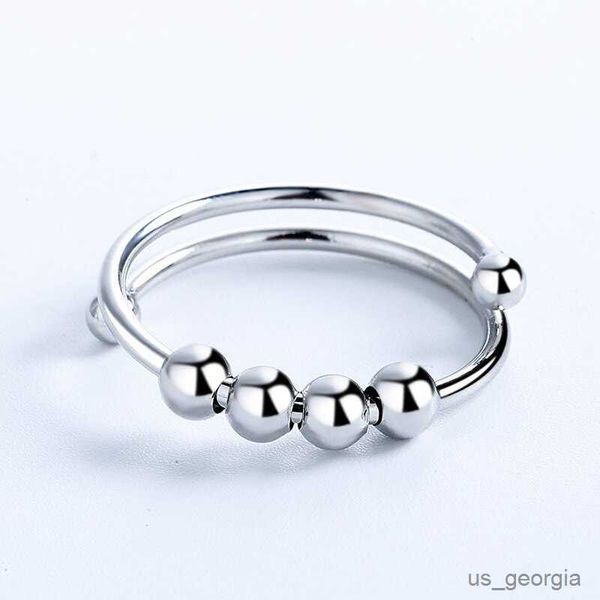 band rings beaded rings for men and women adjustable geometric copper ring fashion trend holiday gifts, Silver
band rings beaded rings for men and women adjustable geometric copper ring fashion trend holiday gifts, Silver