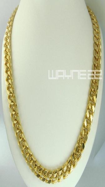 18k yellow gold gf curb ring link solid mens women long necklace jewellery n2239007618, Silver
18k yellow gold gf curb ring link solid mens women long necklace jewellery n2239007618, Silver