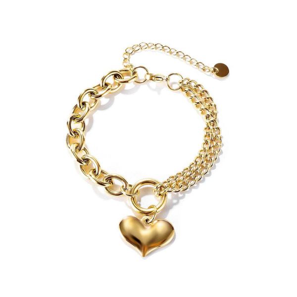 personalized all match titanium steel lovely bracelet fashionable simple niche for women, Golden;silver
personalized all match titanium steel lovely bracelet fashionable simple niche for women, Golden;silver