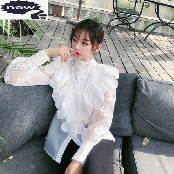 women's blouses shirts embroidery ruffle vintage white shirt office ladies stand collar blouse design splice loose fit female cotton 23
women's blouses shirts embroidery ruffle vintage white shirt office ladies stand collar blouse design splice loose fit female cotton 23