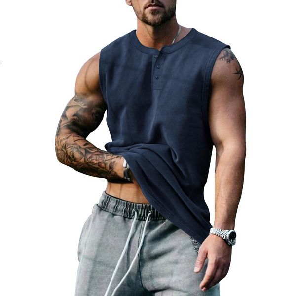 men' tank youth campus sports tees basketball clothing summer cool sleeveless tshirt male button splicing o neck thin section 230509, White;black
men' tank youth campus sports tees basketball clothing summer cool sleeveless tshirt male button splicing o neck thin section 230509, White;black