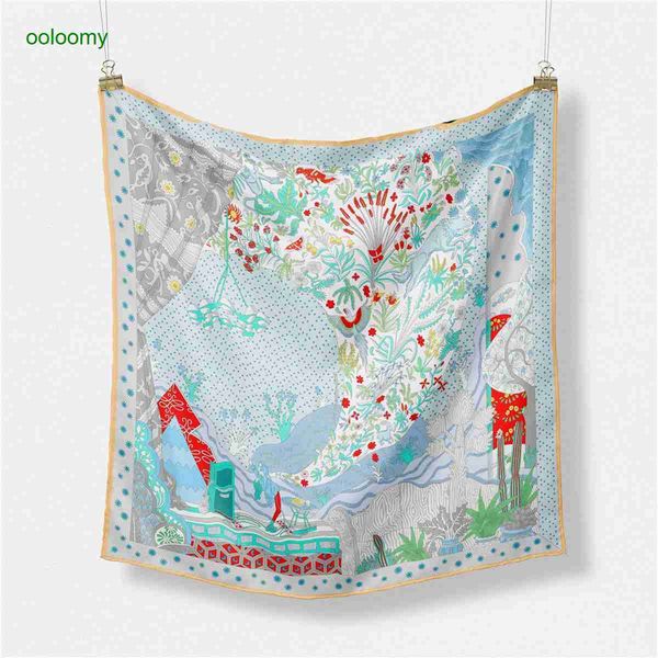 hemres designer scarves 53cm four seasons versatile korean edition betterselling women's twill decoration professional silk head small, Blue;gray
hemres designer scarves 53cm four seasons versatile korean edition betterselling women's twill decoration professional silk head small, Blue;gray