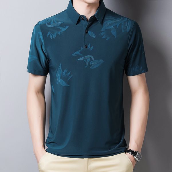 men's polos mlshp summer short sleeve thin polo shirt men solid color business casual flower printed men's korean fashion clothin, White;black
men's polos mlshp summer short sleeve thin polo shirt men solid color business casual flower printed men's korean fashion clothin, White;black