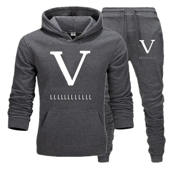 designer hoodie men's tracksuits mens hoodie autumn winter 2 pieces set luxury sweatshirt brand sweatpants sportwear jogging suit, Gray
designer hoodie men's tracksuits mens hoodie autumn winter 2 pieces set luxury sweatshirt brand sweatpants sportwear jogging suit, Gray