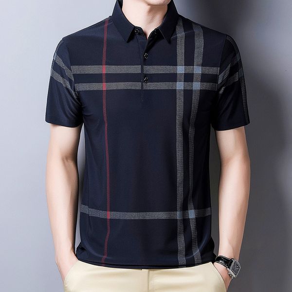 men's polos summer mens polo shirt short sleeve polo business t shirt print slim fit clothing streetwear casual fashion men 230510, White;black
men's polos summer mens polo shirt short sleeve polo business t shirt print slim fit clothing streetwear casual fashion men 230510, White;black