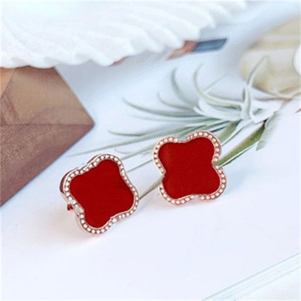 classic fashion earrings for women elegant 4/four leaf clover stud earrings highly quality designer earring jewelry 18k titanium steel girls, Golden;silver
classic fashion earrings for women elegant 4/four leaf clover stud earrings highly quality designer earring jewelry 18k titanium steel girls, Golden;silver