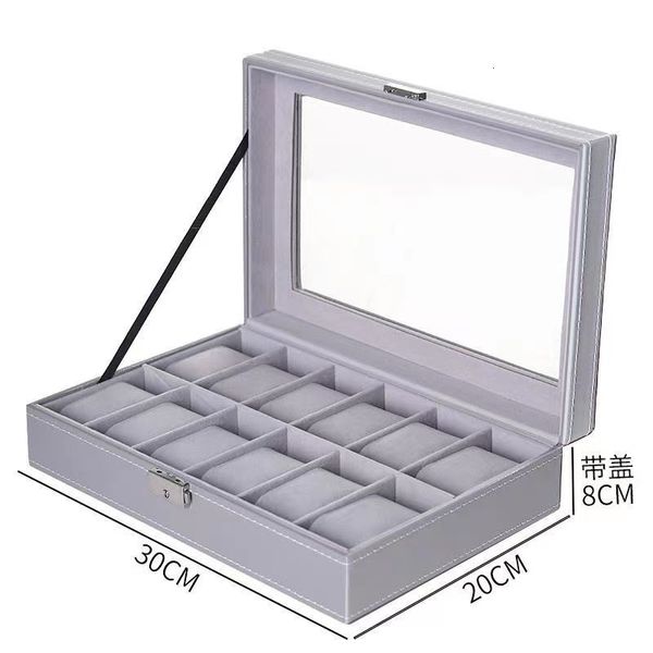 watch boxes cases 2023 pu leather 61012 girds case storage holder organizer display 230509, Black;blue
watch boxes cases 2023 pu leather 61012 girds case storage holder organizer display 230509, Black;blue