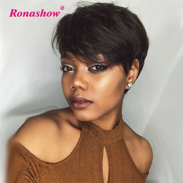 hair wigs short human pixie cut full machine made with bangs glueless straight bob for women 230510, Black
hair wigs short human pixie cut full machine made with bangs glueless straight bob for women 230510, Black