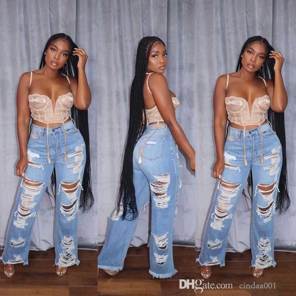 women clothing summer hole pants new wide leg and fashion burnt and perforated jeans, Black;white
women clothing summer hole pants new wide leg and fashion burnt and perforated jeans, Black;white