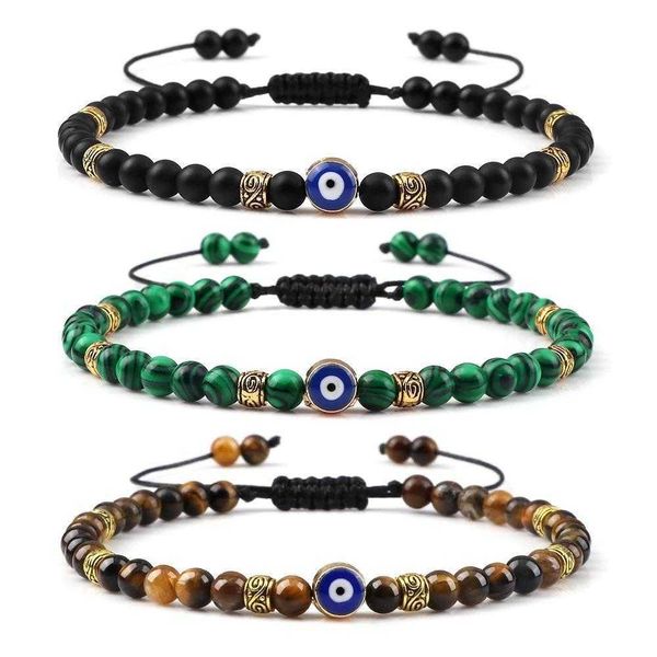 natural stone mini beads tigereye charm adjustable braided rope bracelet devils eye, Golden;silver
natural stone mini beads tigereye charm adjustable braided rope bracelet devils eye, Golden;silver
