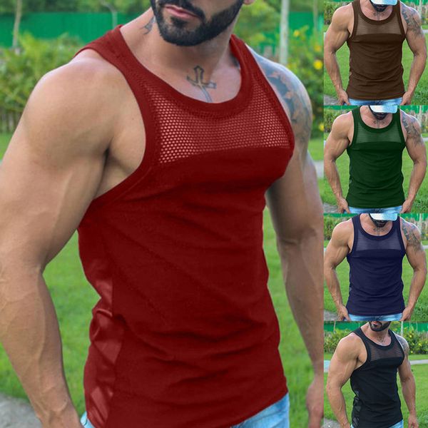 men' tank for men lace hollow out sleeveless shirts summer mens clothing slim fit gym clothes workout solid color vest 230509, White;black
men' tank for men lace hollow out sleeveless shirts summer mens clothing slim fit gym clothes workout solid color vest 230509, White;black