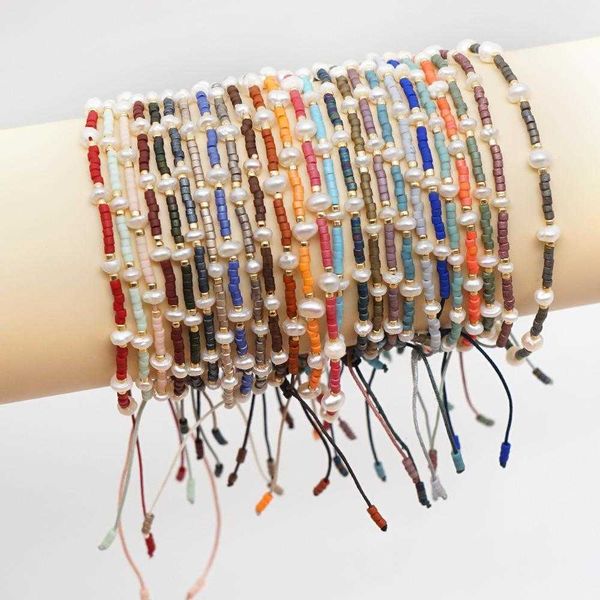 summer bohemian bead charm hand woven natural freshwater pearl friendship rope small bracelet, Golden;silver
summer bohemian bead charm hand woven natural freshwater pearl friendship rope small bracelet, Golden;silver