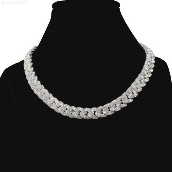 custom gold plated sterling 925 silver 15mm wide lab diamond cuban link chain moissanite necklace iced out chain
custom gold plated sterling 925 silver 15mm wide lab diamond cuban link chain moissanite necklace iced out chain