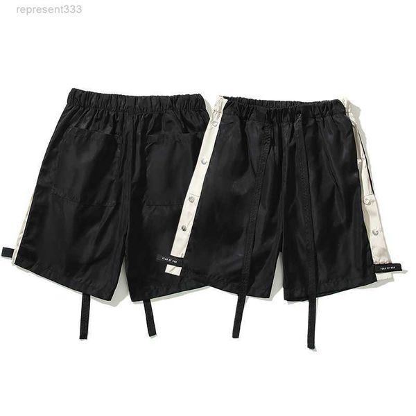 essentail shorts american fog strap breasted shorts high street trend summer loose fitting men's sports pants kkmv, White;black
essentail shorts american fog strap breasted shorts high street trend summer loose fitting men's sports pants kkmv, White;black