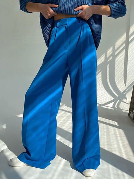 women's pants capris fashion blue office women's pants wide up casual pleated pant female spring high waist floor-length lady loos, Black;white
women's pants capris fashion blue office women's pants wide up casual pleated pant female spring high waist floor-length lady loos, Black;white
