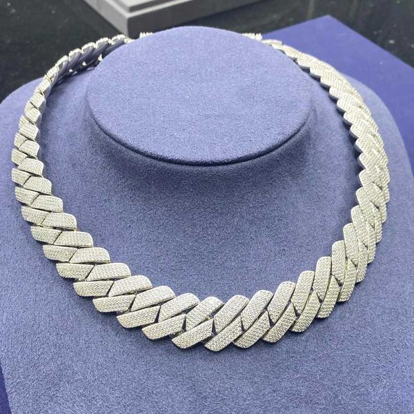 custom vvs moissanite big hip hop mens rapper diamond chain pendant necklace cuban link chain 20mm, Silver
custom vvs moissanite big hip hop mens rapper diamond chain pendant necklace cuban link chain 20mm, Silver