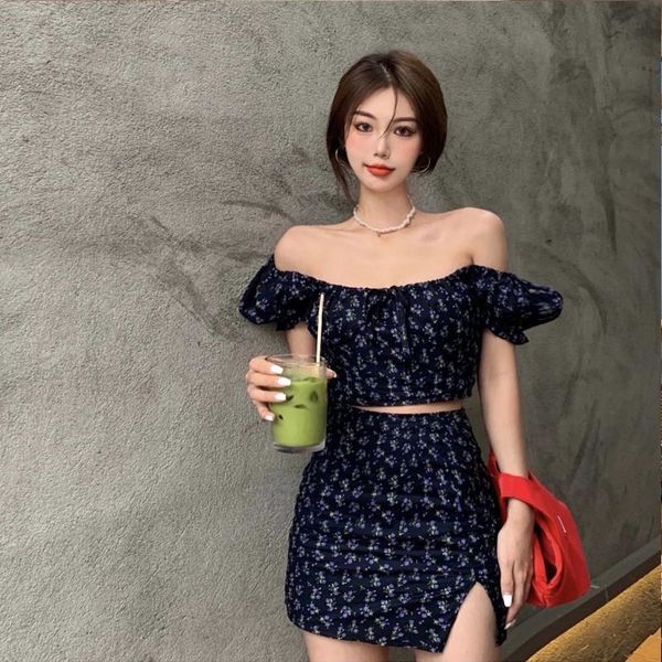 two piece dress kpop sweet shorts sets broken flower skirts exposed navel women split skirt puff sleeve 2 230509, White
two piece dress kpop sweet shorts sets broken flower skirts exposed navel women split skirt puff sleeve 2 230509, White