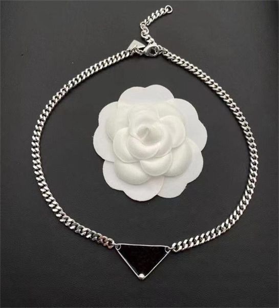 womens luxury designer necklace chain fashion jewelry black white p triangle pendant design party silver hiphop punk men necklaces8164247
womens luxury designer necklace chain fashion jewelry black white p triangle pendant design party silver hiphop punk men necklaces8164247