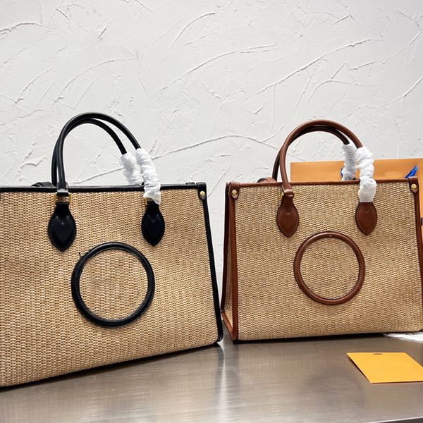 straw tote bag shopping bag ladies handbags crossbody bags genuine leather handle large capacity 35cm internal zipper pocket gold hardware s
straw tote bag shopping bag ladies handbags crossbody bags genuine leather handle large capacity 35cm internal zipper pocket gold hardware s