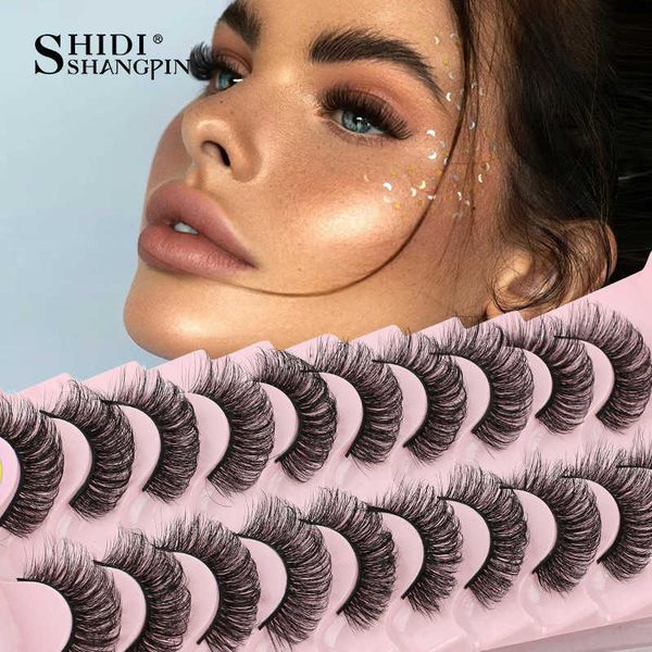 false eyelashes shidishangpin 8/10 pairs russian strip lashes fluffy volume false eyelashes dd curl dramatic messy faux mink fake lashes mak
false eyelashes shidishangpin 8/10 pairs russian strip lashes fluffy volume false eyelashes dd curl dramatic messy faux mink fake lashes mak