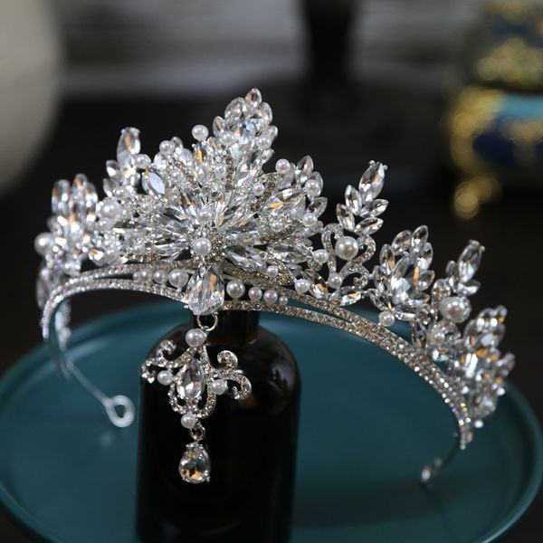 crystals beading bridal headpieces crown tiara wedding hair accessories women handmade headband ornaments female prom headdress hairband hea, Silver
crystals beading bridal headpieces crown tiara wedding hair accessories women handmade headband ornaments female prom headdress hairband hea, Silver