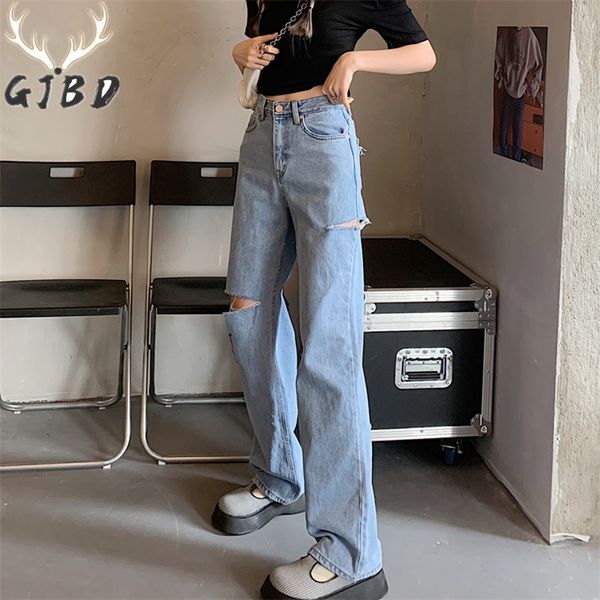 women's jeans high waist women ripped jeans streetwear korean fashion wide leg pants casual baggy summer straight ladies denim trouser, Blue
women's jeans high waist women ripped jeans streetwear korean fashion wide leg pants casual baggy summer straight ladies denim trouser, Blue