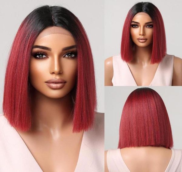 short straight bob synthetic lace burgundy red with black root transparent tpart cosplay women4344590, Black;brown
short straight bob synthetic lace burgundy red with black root transparent tpart cosplay women4344590, Black;brown