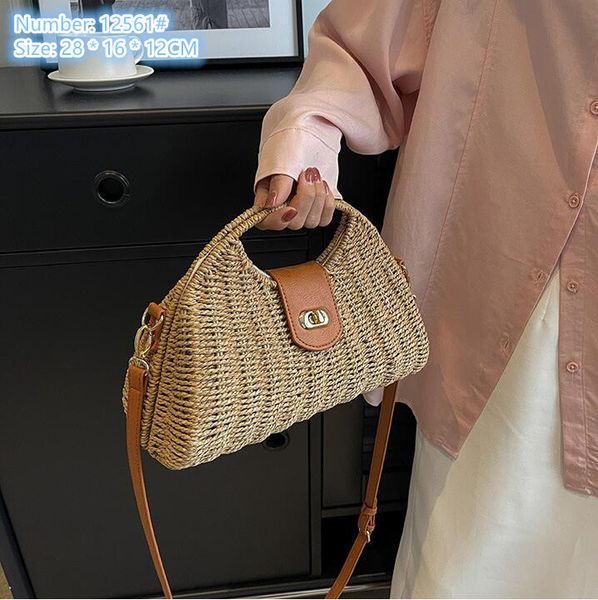 factory wholesale ladies shoulder bags 2 colors sweet and fresh summer woven beach bag personalized leather handbag holiday romantic travel
factory wholesale ladies shoulder bags 2 colors sweet and fresh summer woven beach bag personalized leather handbag holiday romantic travel