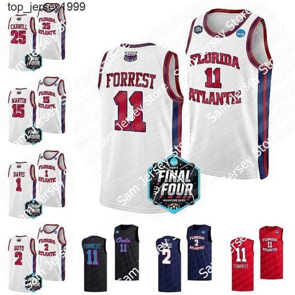 2023 ncaa final four fau owls basketball jersey 25 tre carroll michael forrest johnell davis nicholas boyd alijah martin vladislav goldin je, Black;red
2023 ncaa final four fau owls basketball jersey 25 tre carroll michael forrest johnell davis nicholas boyd alijah martin vladislav goldin je, Black;red