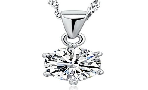 925 sterling silver necklace items crystal jewelry 6 claw diamond pendant statement necklaces wedding charms1982359
925 sterling silver necklace items crystal jewelry 6 claw diamond pendant statement necklaces wedding charms1982359