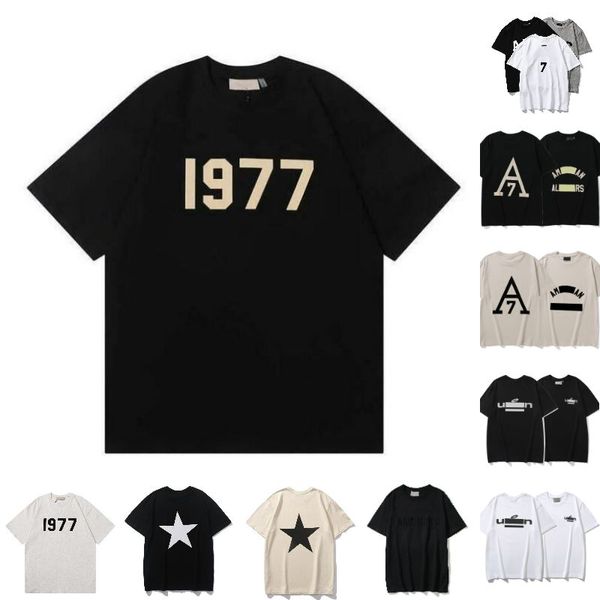 designer fashion luxury 1977 ess classic t shirt mens and womens letter printing hip hop fog summer breathable high street cotton loose tees, White;black
designer fashion luxury 1977 ess classic t shirt mens and womens letter printing hip hop fog summer breathable high street cotton loose tees, White;black