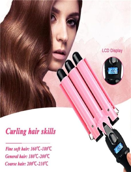 3 barrels hair curling iron automatic perm splint ceramic hair waver curlers rollers styling tools hair styler wand 2206147218748
3 barrels hair curling iron automatic perm splint ceramic hair waver curlers rollers styling tools hair styler wand 2206147218748