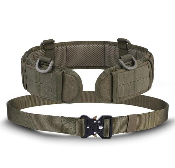waist support tactical belt molle war battle military nylon girdle adjustable swat army waistband removable working hunting4296479, Black;gray
waist support tactical belt molle war battle military nylon girdle adjustable swat army waistband removable working hunting4296479, Black;gray