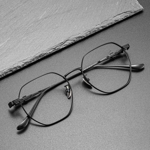 ultra light artistic multilateral eyeglass men's anti blue myopia glasses frame for women 122205, White;black
ultra light artistic multilateral eyeglass men's anti blue myopia glasses frame for women 122205, White;black