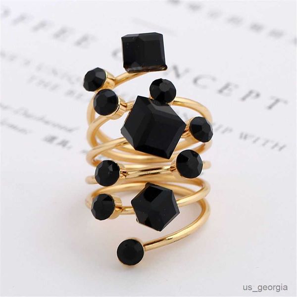 band rings trendy oversize multi stone rings for women lady irregular crystal rhinestone charm open ring party jewelry, Silver
band rings trendy oversize multi stone rings for women lady irregular crystal rhinestone charm open ring party jewelry, Silver