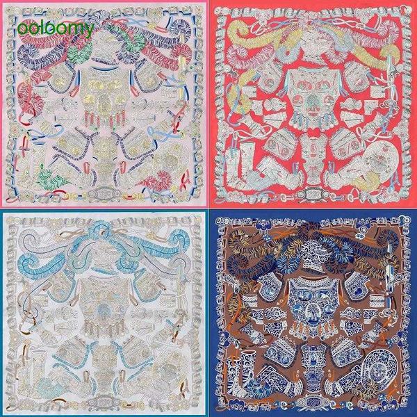 hemres designer scarves high end god of war blessing 53cm small square women's summer thin protection neck scarf silk, Blue;gray
hemres designer scarves high end god of war blessing 53cm small square women's summer thin protection neck scarf silk, Blue;gray
