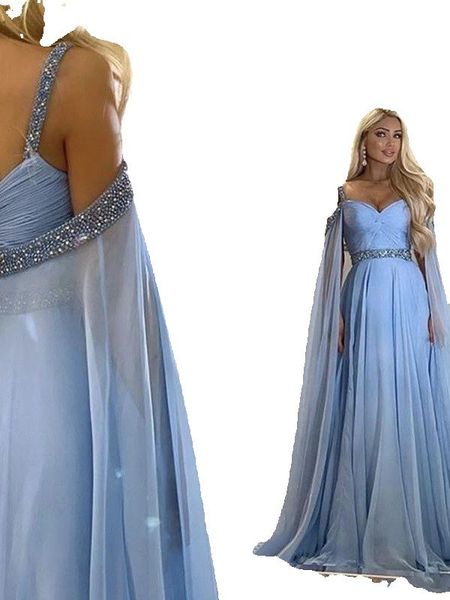 blue long cape sleeves chiffon prom dresses 2023 backless sweetheart neck a-line evening party gowns vestidos, Black
blue long cape sleeves chiffon prom dresses 2023 backless sweetheart neck a-line evening party gowns vestidos, Black