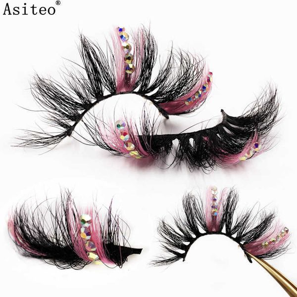 false eyelashes asiteo new 25mm fluffy diamond ombre colored mink lashes wholesale 5d natural volume bulk colorful vegan eyelashes makeup j2
false eyelashes asiteo new 25mm fluffy diamond ombre colored mink lashes wholesale 5d natural volume bulk colorful vegan eyelashes makeup j2