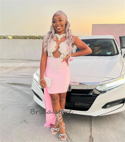 cute graduation pink prom dress 2023 with train sleeveless strech cocktail party dresses beaded short black girls evening wear homecoming fo
cute graduation pink prom dress 2023 with train sleeveless strech cocktail party dresses beaded short black girls evening wear homecoming fo