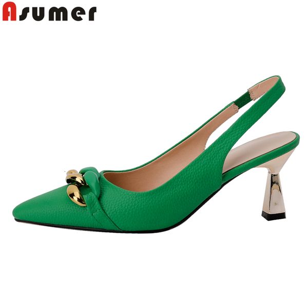sandals asumer big size 34-46 slingbacks women shoes cow leather high heels fashion sandals female summer party dress shoes 230509, Black
sandals asumer big size 34-46 slingbacks women shoes cow leather high heels fashion sandals female summer party dress shoes 230509, Black