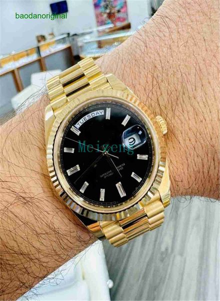 2023 diver sport wristwatch president daydate 228238 18k yellow gold black baguettes dial brand new men's automatic watch qrdl c2et, Slivery;golden
2023 diver sport wristwatch president daydate 228238 18k yellow gold black baguettes dial brand new men's automatic watch qrdl c2et, Slivery;golden