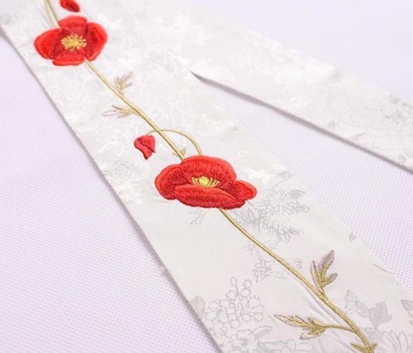 neck ties antique chinese clothing ribbon embroidery accessories for women ming dynasty handmade hanfu waistband2865045, Blue;purple
neck ties antique chinese clothing ribbon embroidery accessories for women ming dynasty handmade hanfu waistband2865045, Blue;purple