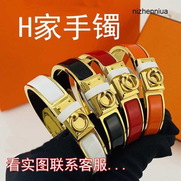 hermm classic bracelets multi color enamel sixth generation aijia lock buckle bracelet h bracelet button bracelet, Black
hermm classic bracelets multi color enamel sixth generation aijia lock buckle bracelet h bracelet button bracelet, Black