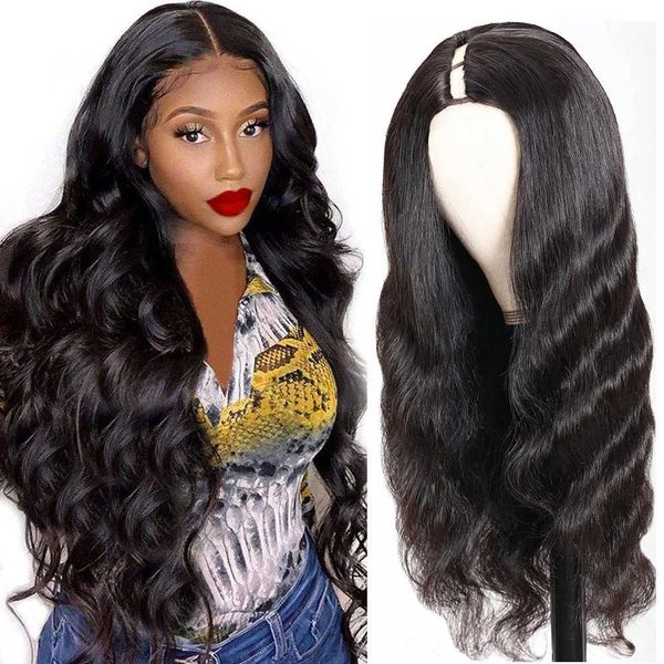 hair wigs v u part body wave for women human no leave out thin machine brazilian remy glueless 230510, Black
hair wigs v u part body wave for women human no leave out thin machine brazilian remy glueless 230510, Black