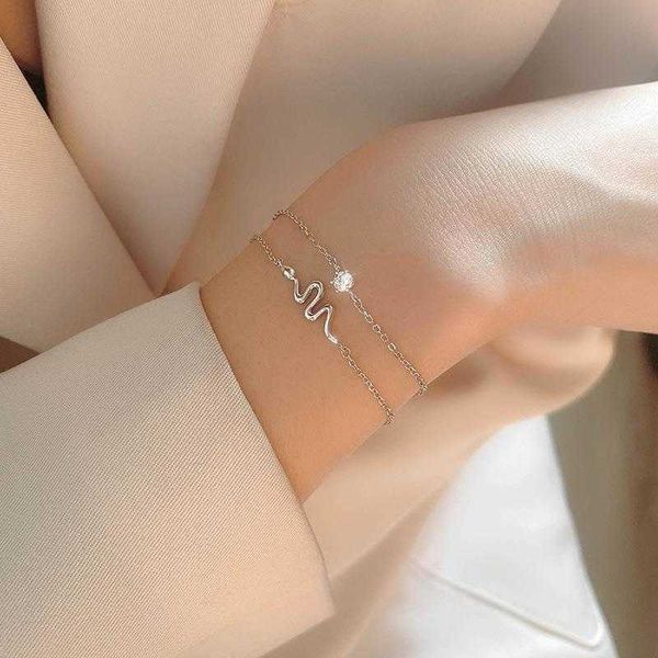 womens unique punk bracelet fashion simple double layer zircon snake fast luck retro national trend, Golden;silver
womens unique punk bracelet fashion simple double layer zircon snake fast luck retro national trend, Golden;silver