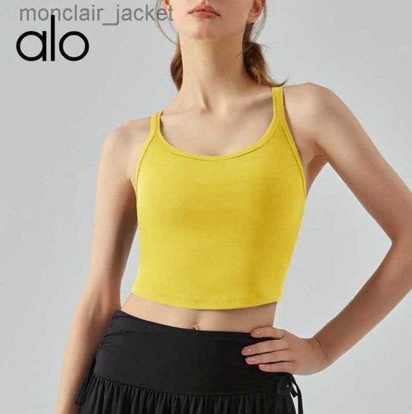 desginer alo yoga sports bra breathable one piece chest cushion hanger strap racerback tank tight bra 23ssa, White
desginer alo yoga sports bra breathable one piece chest cushion hanger strap racerback tank tight bra 23ssa, White