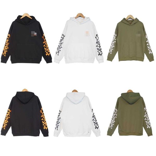 men's and women's hoodie sweatshirts 2023 fashion designer brand autumn winter correct new high street bone letter printed hoodie, Black
men's and women's hoodie sweatshirts 2023 fashion designer brand autumn winter correct new high street bone letter printed hoodie, Black