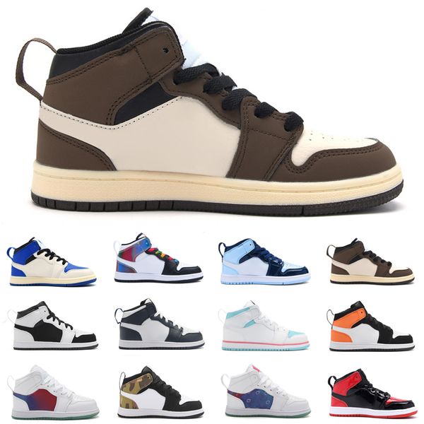 og 1s kids basketball shoes kid shoes game royal scotts obsidian chicago bred sneakers mid multi color tie dye baby shoe size 28-35
og 1s kids basketball shoes kid shoes game royal scotts obsidian chicago bred sneakers mid multi color tie dye baby shoe size 28-35