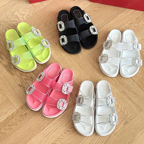 designer slides women's flip flops viv summer fashion sandals slides platform slides flip flops home l outdoor flat rhinestone buckle c, Black
designer slides women's flip flops viv summer fashion sandals slides platform slides flip flops home l outdoor flat rhinestone buckle c, Black