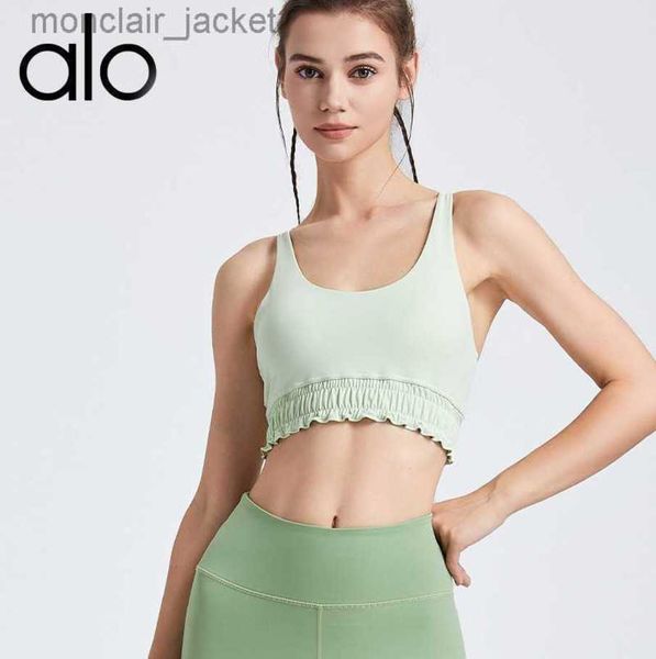desginer alo yoga fitness sports bra women's ruffled strap tank external running fitness beauty back bra 23ssa, White
desginer alo yoga fitness sports bra women's ruffled strap tank external running fitness beauty back bra 23ssa, White